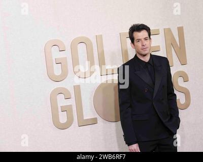 Mark Ronson assiste à l'arrivée du 81e Golden Globe Awards à l'hôtel Beverly Hilton de Beverly Hills, CA, le 7 janvier 2024. (Photo de Sthanlee Mirador/SipaUSA) Banque D'Images