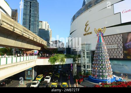 Le centre commercial Emporium sur Sukhumvit Rd. À Bangkok, Thaïlande. Banque D'Images