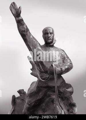 ''Duce''. Benito Mussolini. Sculpteur Paul Troubetzkoy. 1935. (fragment). Banque D'Images