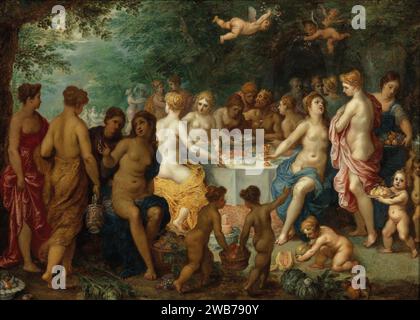 Hendrick van Balen (I) - le mariage de Peleus et Thetis. Banque D'Images