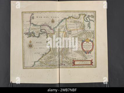 Terra Firma et Novum Regnum Granatense et Popayan - Atlas Maior, vol 12, carte 11 - Joan Blaeu, 1667 Banque D'Images