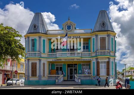 GUADELOUPE, GRANDE-TERRE, LE MOULE, MAIRIE Banque D'Images