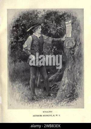 Rosalind, comme vous l'aimez par ARTHUR HOPKINS d'Un hommage au génie de William Shakespeare ; étant le programme d'une représentation au Drury Lane Theatre le 2 mai 1916, le tricentenaire de sa mort; humblement offert par les joueurs et leurs collègues dans les arts apparentés de la musique et de la peinture MACMILLAN ET CO., LIMITED ST. MARTIN'S STREET, LONDRES 1916 Banque D'Images