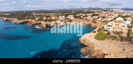 Cala Morlanda, Manacor, Majorque, Îles Baléares, Espagne Banque D'Images