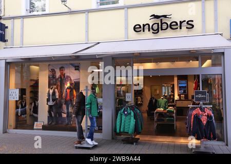 HERNE, ALLEMAGNE - 17 SEPTEMBRE 2020 : magasin de vêtements de marque Engbers dans le centre-ville de Herne, Allemagne. Banque D'Images