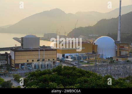 Centrale nucléaire d'Angra dos Reis, Brésil. Banque D'Images