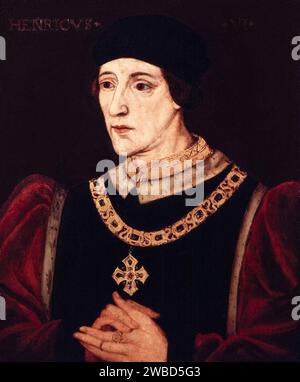 Henri VI d'Angleterre (1421-1471), roi d'Angleterre (1422-1461), portrait à l'huile sur panneau par un artiste inconnu, 1575-1625 Banque D'Images