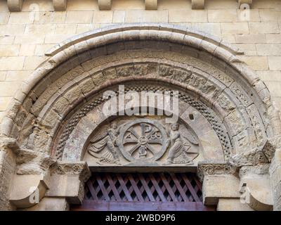 Monastère de San Pedro à Huesca, Espagne. Ancienne église de San Pedro el Viejo à Huesca, Aragon, Espagne Banque D'Images