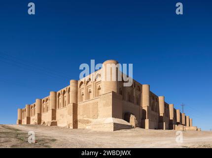 Façade extérieure, Qasr al-'Ashiq, Samarra, Irak Banque D'Images