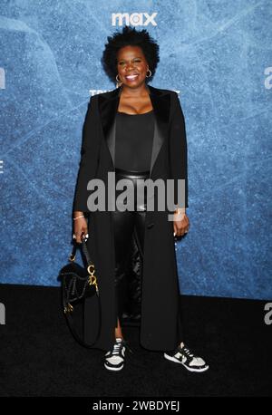 Los Angeles, Californie, États-Unis. 09 janvier 2024. Leslie Jones assiste à la première à Los Angeles de Warner Bros.' True Detective : Night Country au Paramount Theatre le 09 janvier 2024 à Los Angeles, Californie. Crédit : Jeffrey Mayer/JTM photos/Media Punch/Alamy Live News Banque D'Images