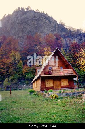 Chambres d'hôtes à Vrancea County, Roumanie, env. 2001 Banque D'Images