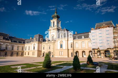 Le palais Festetics, palais baroque situé dans le Keszthely, Zala, Hongrie. Banque D'Images