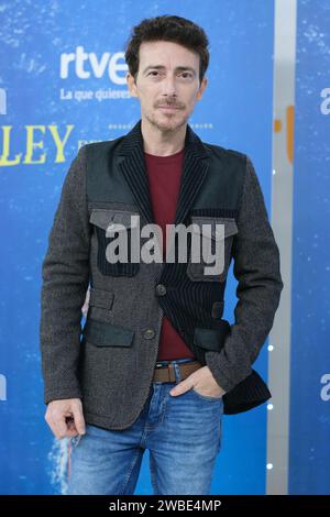 Victor Clavijo assiste au photocall de Madrid pour 'la Ley Del Mar' à Torrespaña le 10 janvier 2024 à Madrid, Espagne. Banque D'Images