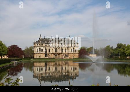 Le Palais du Grand jardin à Dresde, Allemagne. Banque D'Images