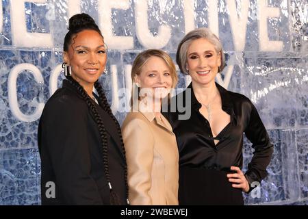 Kali Reis, Jodie Foster, Issa Lopez 01/09/2024 HBO Original 'tue Detective : Night Country' première tenue au Paramount Theatre à Los Angeles, CA. Photo par I. Hasegawa / HNW Banque D'Images