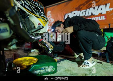 Subaytah, Arabie Saoudite. 10 janvier 2024. Lors de l'étape 5 du Dakar 2024 le 10 janvier 2024 entre Al-Hofuf et Subaytah, Arabie Saoudite - photo Julien Delfosse/DPPI crédit : DPPI Media/Alamy Live News Banque D'Images