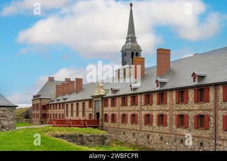 Forteresse Louisburg Sydney Canada Banque D'Images