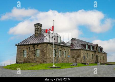 Fortress Louisburg Outbuilding Sydney Canada Stock Photo