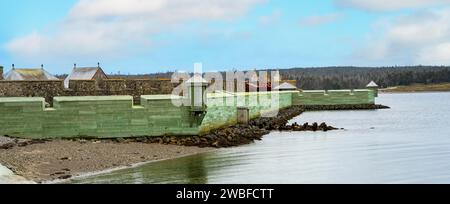 Forteresse Louisburg Sydney Canada Banque D'Images