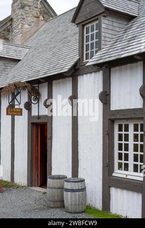 Forteresse Louisburg Sydney Canada Banque D'Images