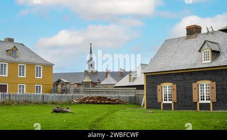 Forteresse Louisburg Sydney Canada Banque D'Images