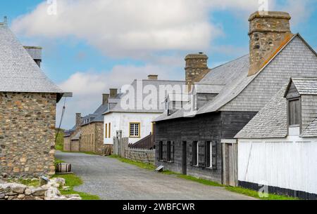 Forteresse Louisburg Sydney Canada Banque D'Images