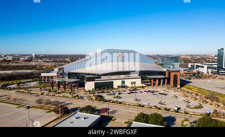 Arlington, Texas - 29 décembre 2023 : le terrain de vie du globe est le domicile des Texas Rangers de la Ligue majeure de baseball Banque D'Images