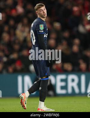 Cole Palmer de Chelsea lors de la demi-finale de la coupe Carabao 1e étape match entre Middlesbrough et Chelsea au Riverside Stadium, Middlesbrough le mardi 9 janvier 2024. (Photo : Mark Fletcher | MI News) crédit : MI News & Sport / Alamy Live News Banque D'Images