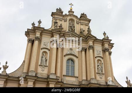 Varsovie, Pologne. L'église de St. Joseph des visitationnistes (en polonais, Kosciol Opieki sw. Jozefa W Warszawie) Banque D'Images