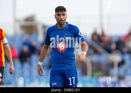 N. JINDAOUI joueur de Hertha BSC pendant le match, match amical d'hiver KV Mechelen vs Hertha BSC, Pinatar Arena San Pedro del Pinatar centre de football, région de Murcie, Espagne, 10 janvier 2024 Banque D'Images