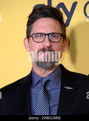 Londres, Royaume-Uni. 10 janvier 2024. David Ayer arrive à la première Beekeeper UK, vue Cinema, Leicester Square, Londres. Crédit : Doug Peters/EMPICS/Alamy Live News Banque D'Images