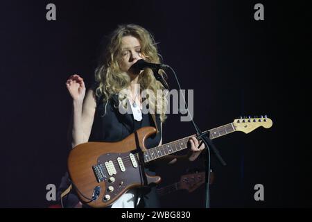 Madrid, Espagne. 10 janvier 2024. La chanteuse Christina Rosenvinge se produit lors du concert au festival INVERFEST à la Music Station de Madrid 10 janvier 2024 Espagne (photo Oscar Gonzalez/Sipa USA) (photo Oscar Gonzalez/Sipa USA) crédit : SIPA USA/Alamy Live News Banque D'Images