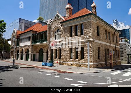 Caserne de pompiers, Murray Street, Perth, Australie occidentale Banque D'Images