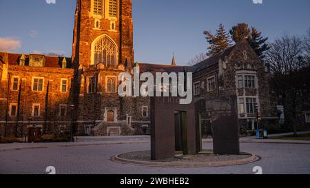 The Alumni Memorial Building sur le campus de l'Université Lehigh à Bethlehem, Pennsylvanie Banque D'Images