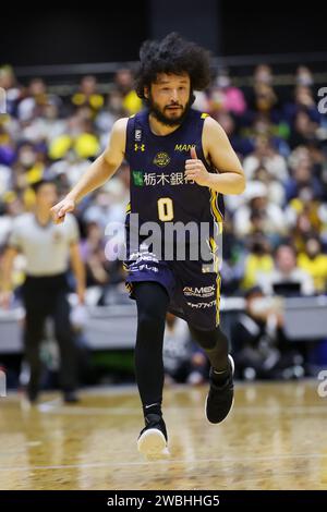 Yokohama Budokan, Kanagawa, Japon. 10 janvier 2024. Yuta Tabuse (Brex), 10 JANVIER 2024 - basket-ball : 99e match de la coupe de l'Empereur de basket-ball 2023-24 quart de finale entre les B-Corsairs de Yokohama - Utsunomiya Brex à Yokohama Budokan, Kanagawa, Japon. Crédit : Yohei Osada/AFLO SPORT/Alamy Live News Banque D'Images