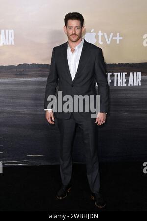 Los Angeles, États-Unis. 10 janvier 2024. LOS ANGELES, ÉTATS-UNIS. 10 janvier 2024 : Sawyer Spielberg à la première de Masters of the Air d'AppleTV au Mann Village Theatre. Crédit photo : Paul Smith/Alamy Live News Banque D'Images