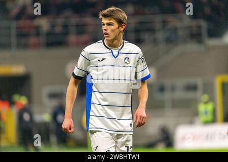 Milan, Italie - janvier 10 2024 - Milan-Atalanta coppa Italia - charles de ketelaere atalanta bc crédit : Kines Milano/Alamy Live News Banque D'Images