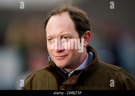 Photo du dossier datée du 25-01-2022 de Ben Pauling. Tellherthename est pris pour remettre sa carrière sur les rails dans l'obstacle des novices de Arkle Finance EBF 'National Hunt' à Huntingdon. Date de publication : jeudi 11 janvier 2024. Banque D'Images