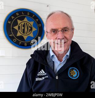 L'entraîneur suédois de football et ancien entraîneur anglais Sven-Göran Eriksson a été signé par le club suédois de division 1 Karlstad, suède, le 11 février 2022.photo Christer Höglund / TT code 1019 Banque D'Images