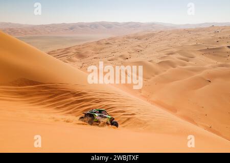 302 GOCZAL Eryk (Pol), Mena Oriol (spa), Energylandia Rally Team, Taurus T3 Max, FIA Challenger, FIA W2RC, action lors de l'étape 6 « 48 heures Chrono » du Dakar 2024 du 11 au 12 janvier 2024 autour de Subaytah, Arabie Saoudite - photo Frédéric le Floc'h / DPPI Banque D'Images