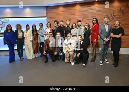 Madrid, Espagne. 11 janvier 2024. Photocall pour l'émission télévisée Bailando con las estrellas à Madrid le jeudi 11 janvier 2024. Crédit : CORDON PRESS/Alamy Live News Banque D'Images