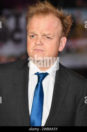 Toby Jones, 'Dad's Army' - première mondiale, Odeon Leicester Square, Londres, Royaume-Uni Banque D'Images