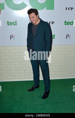 Seth McFarlane BEI der Premiere der Peacock Serie Ted im AMC The Grove. Los Angeles, 10.01.2024 *** Seth McFarlane à la première de la série Peacock Ted at AMC The Grove Los Angeles, 10 01 2024 Foto:xD.xStarbuckx/xFuturexImagex ted 4263 Banque D'Images
