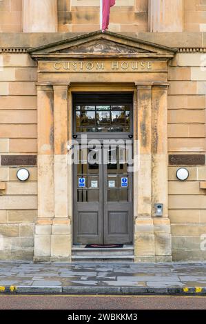 Bâtiment rénové Custom House faisant partie de l'Hôtel Clayton, Clyde Street, Glasgow, Écosse, Royaume-Uni, Europe Banque D'Images