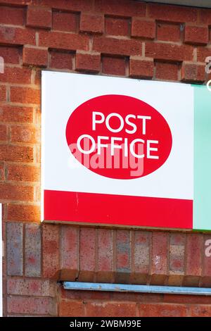 Royal Mail Post office logo sur signe Postmasters scandale 2024 mr bates Banque D'Images