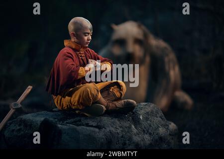 Avatar : le dernier Airbender Gordon Cormier Banque D'Images