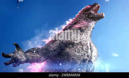 Godzilla x Kong le nouvel Empire Godzilla Banque D'Images