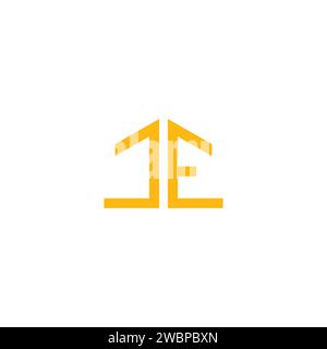 Je Home logo Design simple. Icône je Illustration de Vecteur