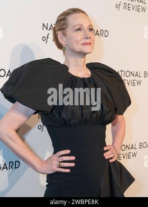 Laura Linney assiste au gala de remise des prix du National Board of Review 2024 au Cipriani 42nd Street à New York le 11 janvier 2024 Banque D'Images