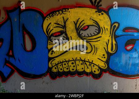 graffiti à Albuquerque, Nouveau-Mexique Banque D'Images